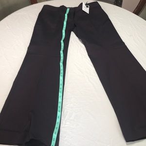 Black with red pin-striping.